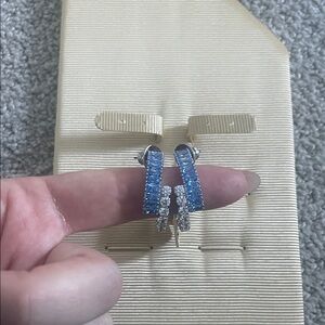 Swarovski Matrix Hoop Earrings